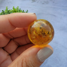 Load image into Gallery viewer, Amber Mini Sphere "O"