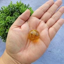 Load image into Gallery viewer, Amber Mini Sphere "O"