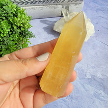 Load image into Gallery viewer, Honey Calcite Tower "I"