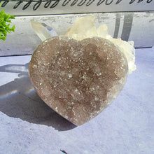 Load image into Gallery viewer, Amethyst Heart "A"