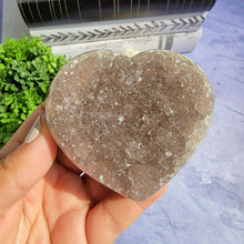 Load image into Gallery viewer, Amethyst Heart "A"
