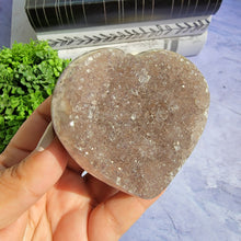 Load image into Gallery viewer, Amethyst Heart "A"