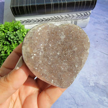 Load image into Gallery viewer, Amethyst Heart "A"