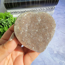 Load image into Gallery viewer, Amethyst Heart "A"