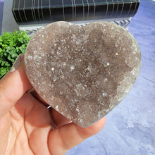 Load image into Gallery viewer, Amethyst Heart "A"