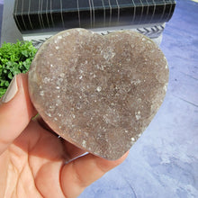 Load image into Gallery viewer, Amethyst Heart "A"