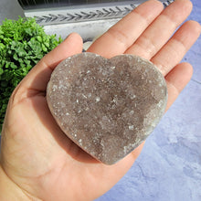 Load image into Gallery viewer, Amethyst Heart "A"