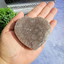 Load image into Gallery viewer, Amethyst Heart "A"