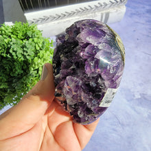 Load image into Gallery viewer, Amethyst Heart "K"