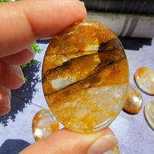 Load image into Gallery viewer, Golden Healer Worry Stones