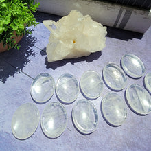 Load image into Gallery viewer, Clear Quartz Worry Stones