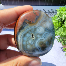 Load image into Gallery viewer, 8th Vein Ocean Jasper Palm Stone "A"