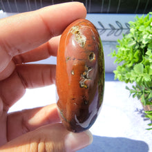 Load image into Gallery viewer, 8th Vein Ocean Jasper Palm Stone "A"