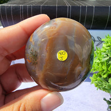 Load image into Gallery viewer, 8th Vein Ocean Jasper Palm Stone "J"
