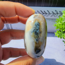 Load image into Gallery viewer, 8th Vein Ocean Jasper Palm Stone "K"