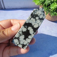 Load image into Gallery viewer, Snowflake Obsidian Tower "K"