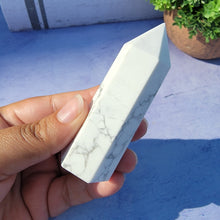 Load image into Gallery viewer, Howlite Tower "H"