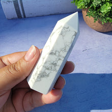 Load image into Gallery viewer, Howlite Tower "H"