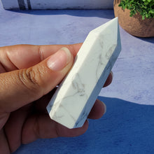 Load image into Gallery viewer, Howlite Tower "X"