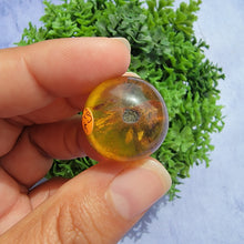Load image into Gallery viewer, Amber Mini Sphere "K"