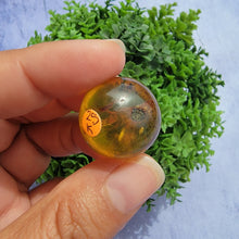Load image into Gallery viewer, Amber Mini Sphere "K"