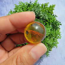 Load image into Gallery viewer, Amber Mini Sphere "K"