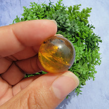 Load image into Gallery viewer, Amber Mini Sphere "K"