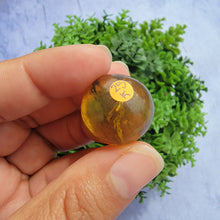 Load image into Gallery viewer, Amber Mini Sphere "K"