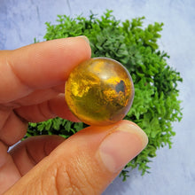 Load image into Gallery viewer, Amber Mini Sphere "K"