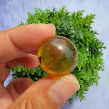 Load image into Gallery viewer, Amber Mini Sphere "K"