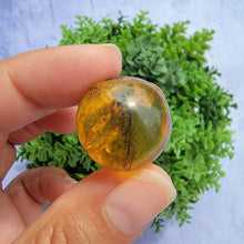 Load image into Gallery viewer, Amber Mini Sphere "K"