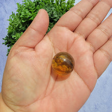 Load image into Gallery viewer, Amber Mini Sphere "K"