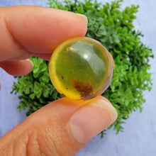 Load image into Gallery viewer, Amber Mini Sphere "J"