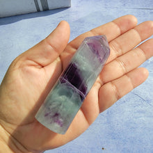 Load image into Gallery viewer, Bi-Color Fluorite Tower "I"