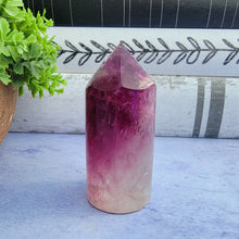 Load image into Gallery viewer, Purple Fluorite Tower "Q"