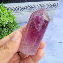Load image into Gallery viewer, Purple Fluorite Tower "Q"