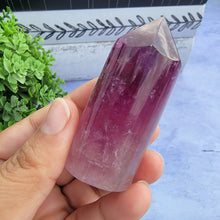 Load image into Gallery viewer, Purple Fluorite Tower "Q"
