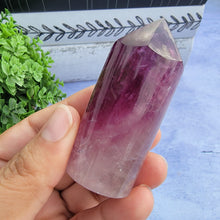 Load image into Gallery viewer, Purple Fluorite Tower "Q"