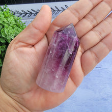 Load image into Gallery viewer, Purple Fluorite Tower "Q"
