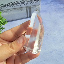 Load image into Gallery viewer, Semi Polished Lemurian Tower w/ Phantoms "H"