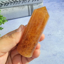 Load image into Gallery viewer, Yellow & Purple Fluorite Tower "D"