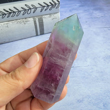 Load image into Gallery viewer, Bi-Color Fluorite Tower "I"
