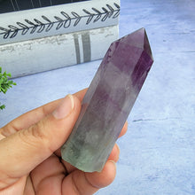 Load image into Gallery viewer, Bi-Color Fluorite Tower "H"