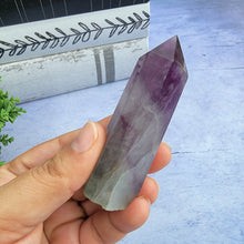 Load image into Gallery viewer, Bi-Color Fluorite Tower "H"