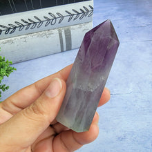 Load image into Gallery viewer, Bi-Color Fluorite Tower "H"