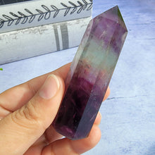 Load image into Gallery viewer, Bi-Color Fluorite Tower "F"