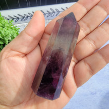 Load image into Gallery viewer, Bi-Color Fluorite Tower "F"