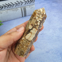 Load image into Gallery viewer, Amber Calcite Tower "I"