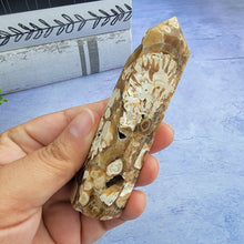 Load image into Gallery viewer, Amber Calcite Tower "A"