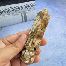 Load image into Gallery viewer, Amber Calcite Tower "A"